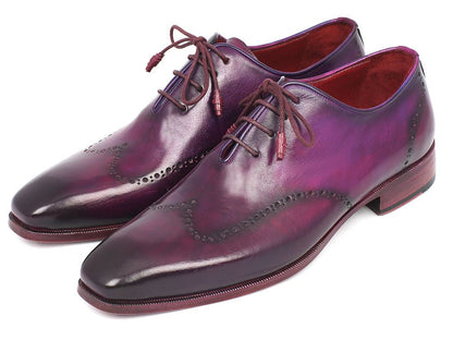 Paul Parkman Men's Purple Wingtip Oxfords