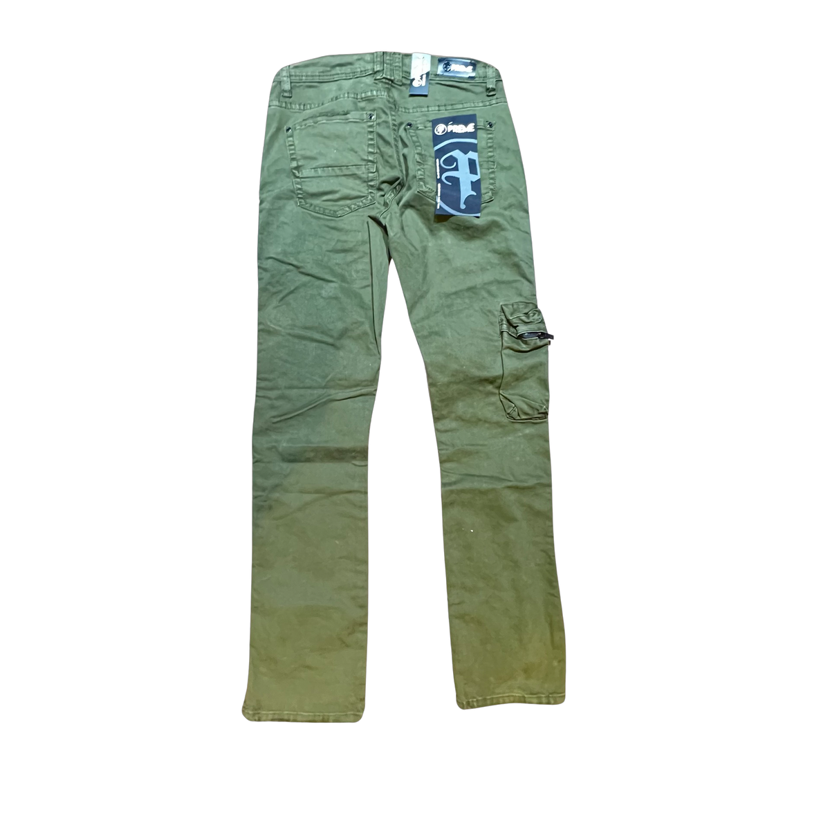 PREME Olive Cargo Stacked Jeans - Dudes Boutique