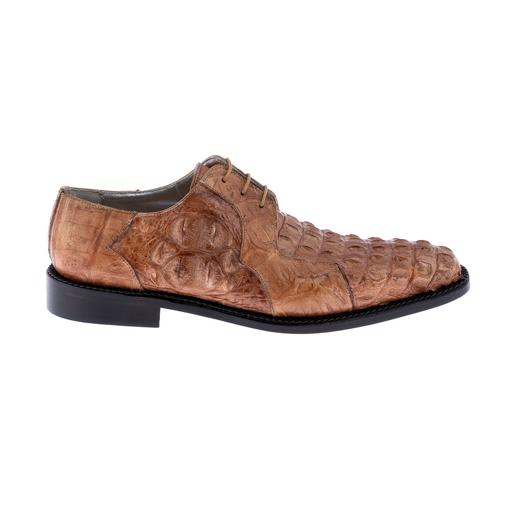 Mauri 2982/1 Pitti Hornback & Baby Crocodile Derby Cognac