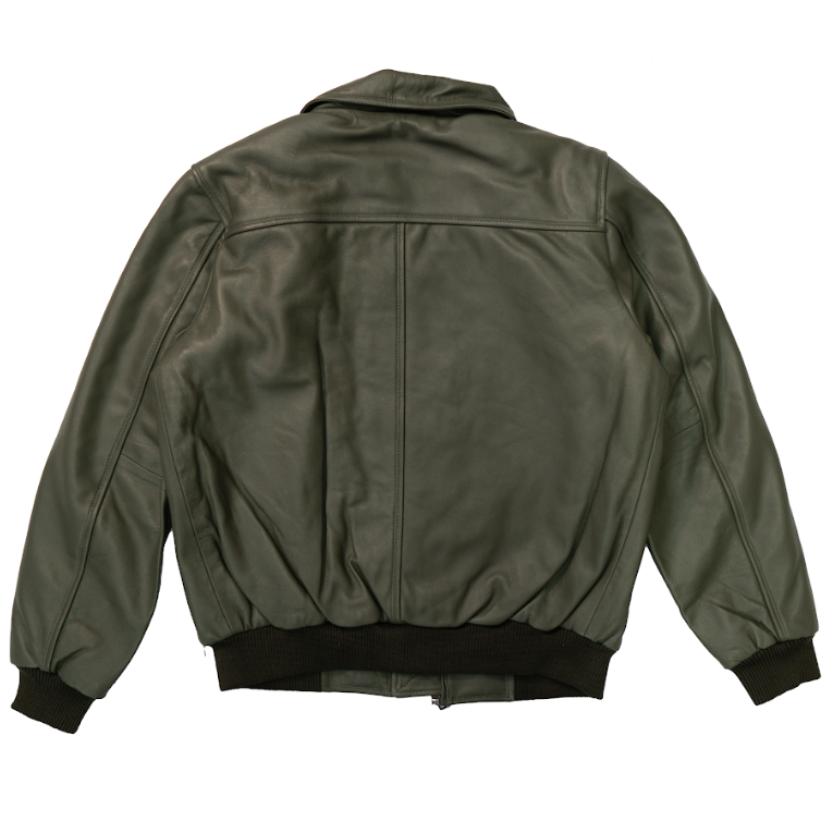 Kashani Forest Green Lambskin Bomber Jacket - Dudes Boutique