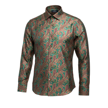 Leoni Cactus Paisley Button Up Shirt
