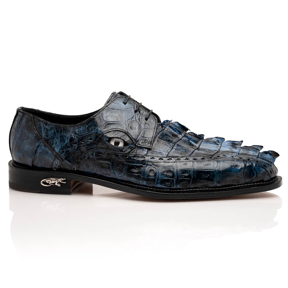 Mauri 4717/3 Night Baby Croc / Hornback Dress Shoes - Dudes Boutique