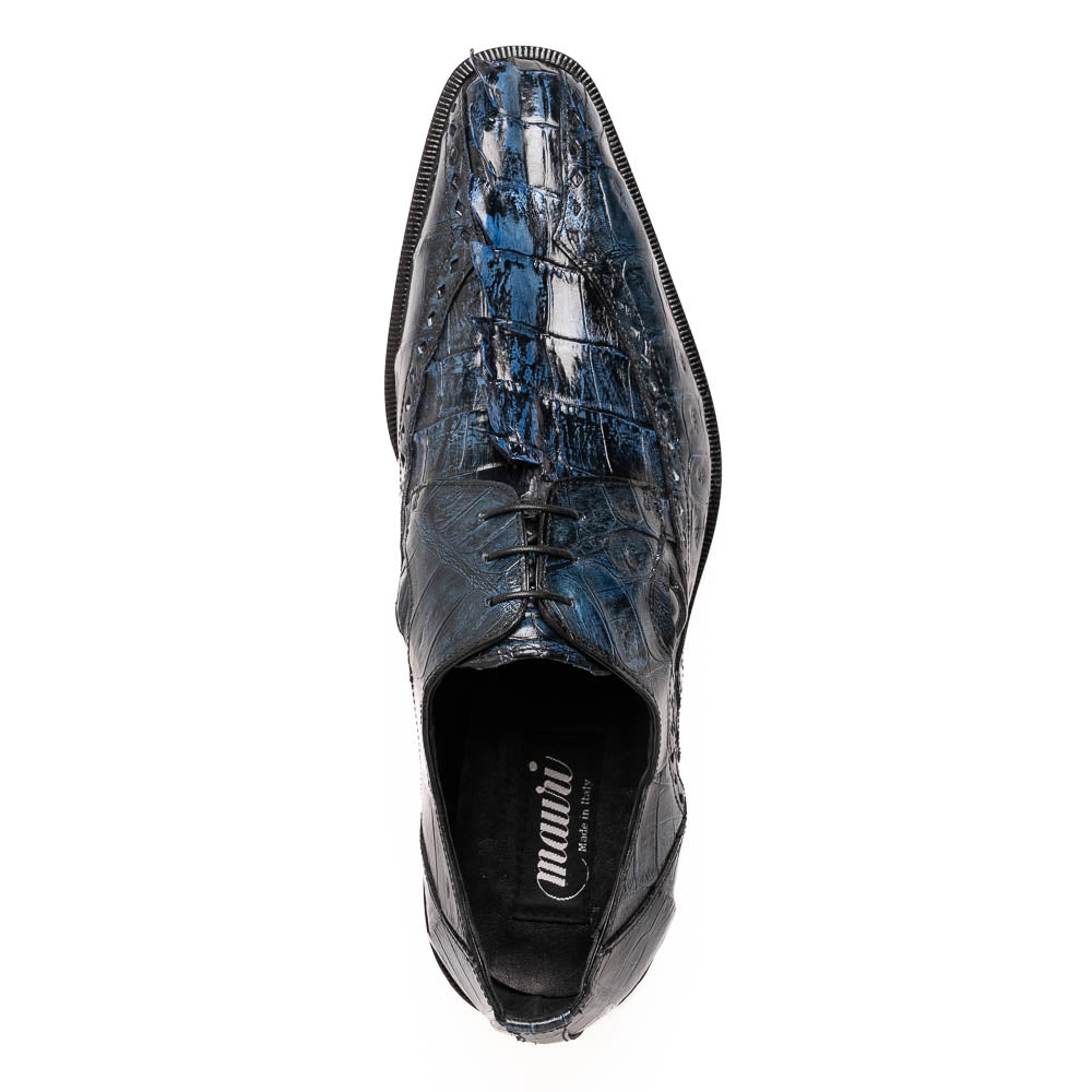 Mauri 4717/3 Night Baby Croc / Hornback Dress Shoes - Dudes Boutique