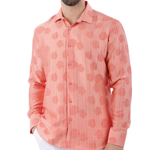 Barabas Coral Rose Button Up Shirt - Dudes Boutique