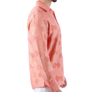 Barabas Coral Rose Button Up Shirt - Dudes Boutique