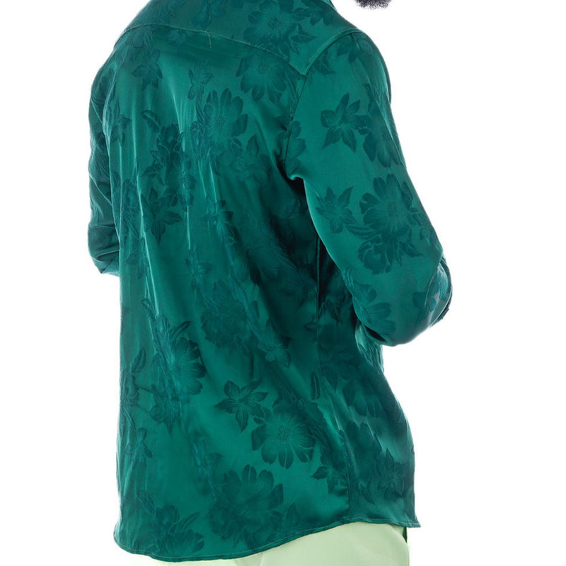 Barabas Green Floral Button Up Shirt - Dudes Boutique