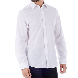 Barabas Clean White Button Up Shirt - Dudes Boutique