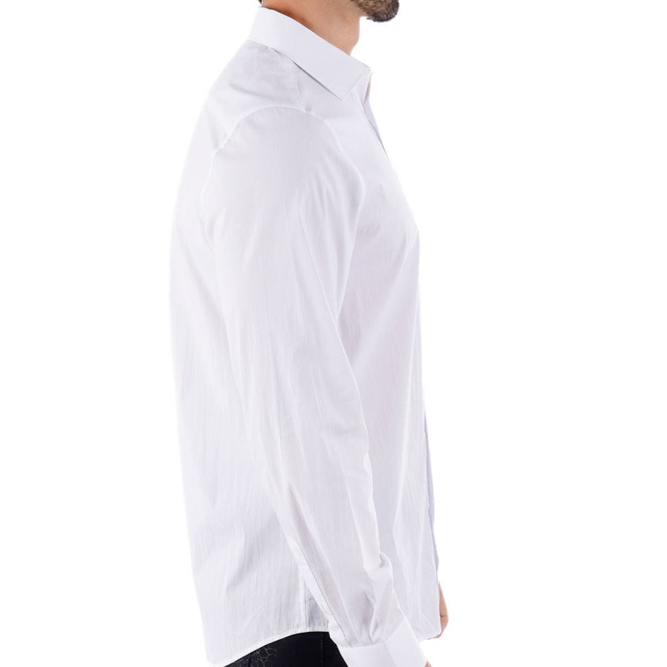 Barabas Clean White Button Up Shirt - Dudes Boutique