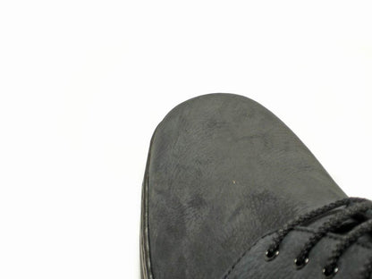 P-5059 Pantera Black Lace up Pinosos Made in Spain