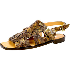 Mauri Antigua 5197 Special Dye Desert Ostrich Leg Sandals - Dudes Boutique