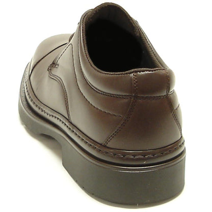 P-5285 Belka Brown Leather Lace up Cap toe Pinosos Made in Spain