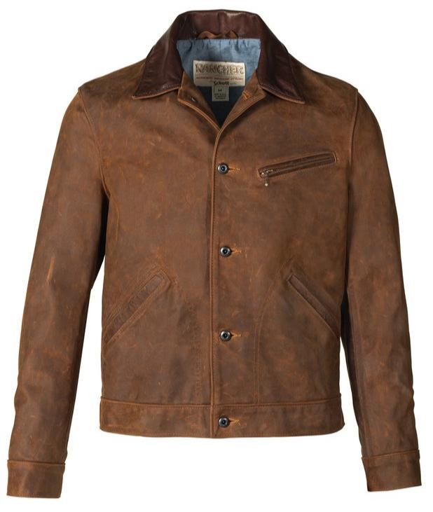 Schott Nubuck Cowhide Mechanic's Jacket - Dudes Boutique