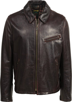 Schott Nyc Waxy Pullup Cowhide Jacket - Dudes Boutique