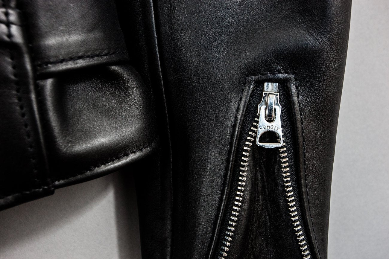 Schott 618 Men's Classic Perfecto Steerhide Leather Motorcycle