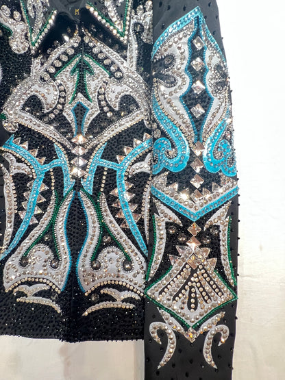 Kashani Blue Pharaoh Hyper Crystal Jacket - Dudes Boutique