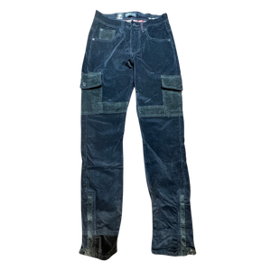 PREME Black Cargo Corduroy Stacked Jeans - Dudes Boutique