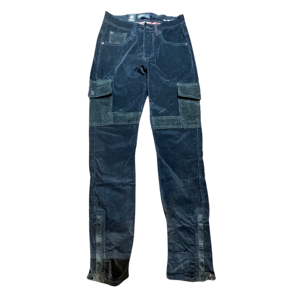 PREME Black Cargo Corduroy Stacked Jeans - Dudes Boutique