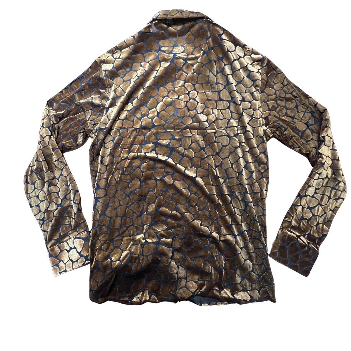Barabas Rock Formation Velvet Button Up Shirt - Dudes Boutique