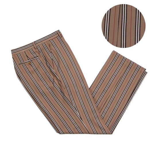 Prestige PLD-705 Tan Plaid High End Pants
