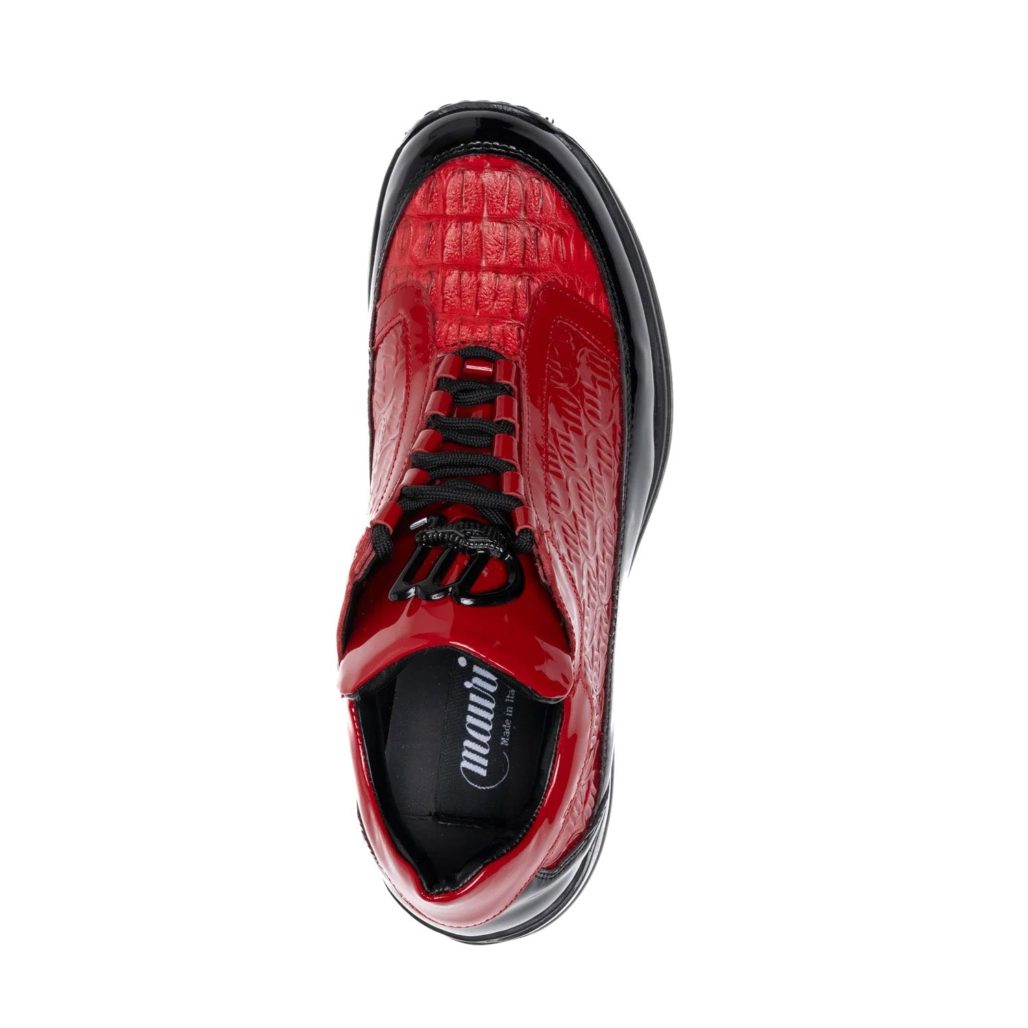 Mauri 8415/4 Black / Red Patent / Hornback / Patent Embossed Sneakers