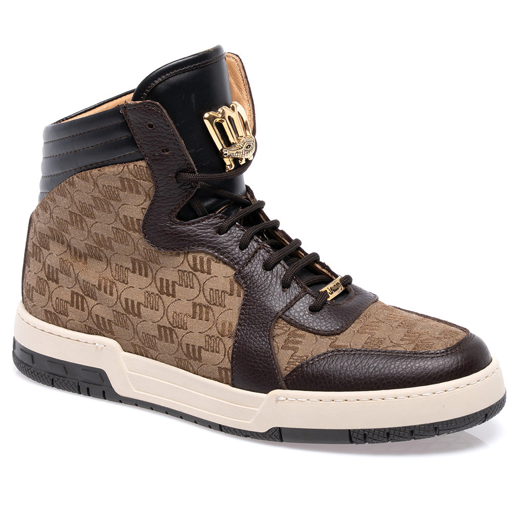 Mauri 8466 Sport Rust / Beige Double M Fabric / Nappa Leather Sneakers