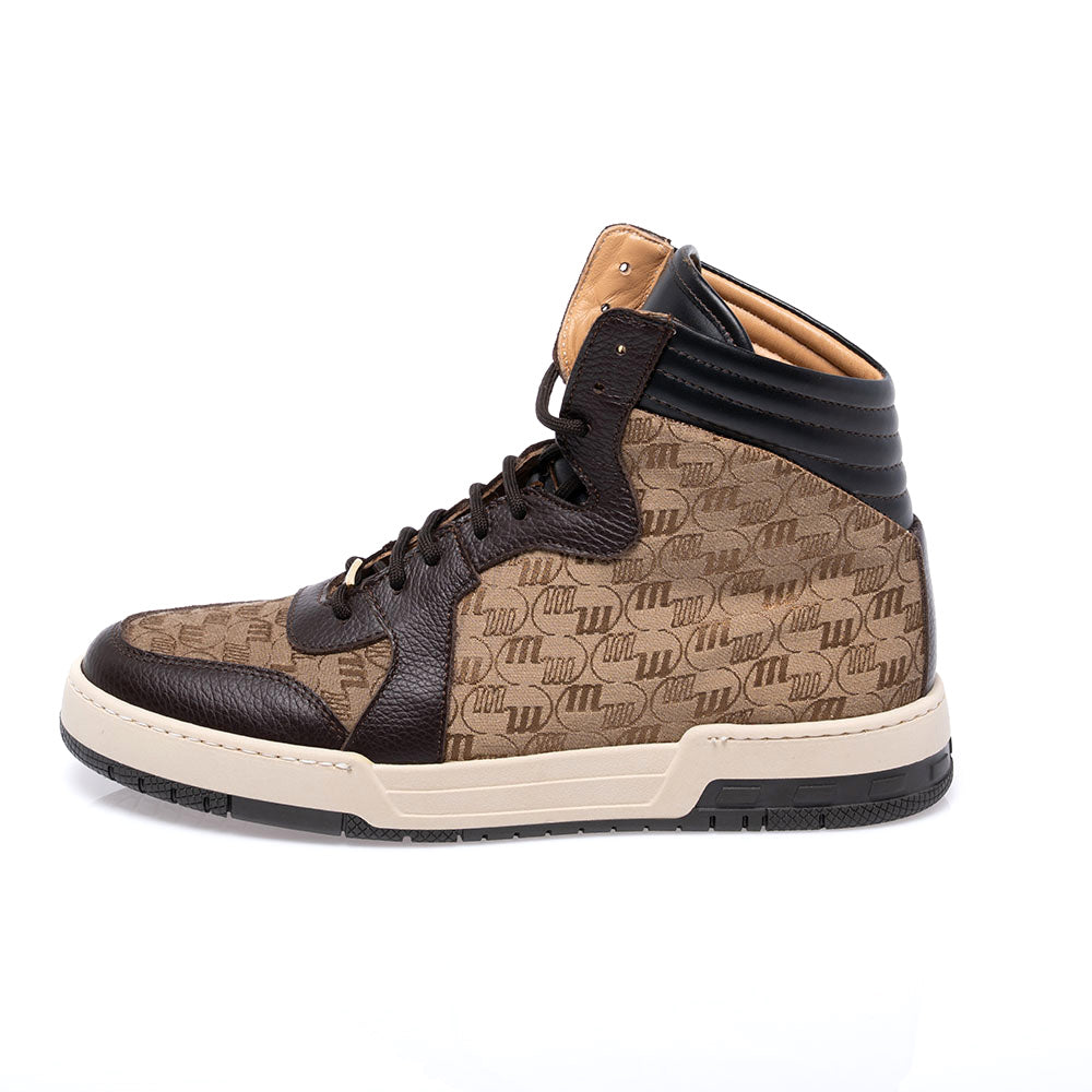 Mauri 8466 Sport Rust / Beige Double M Fabric / Nappa Leather Sneakers
