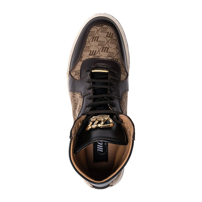 Mauri 8466 Sport Rust / Beige Double M Fabric / Nappa Leather Sneakers