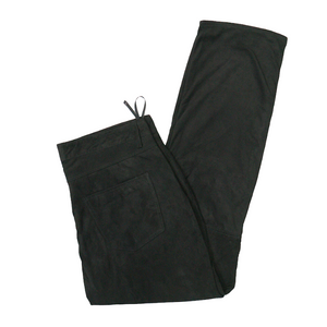 Kashani Men's Forest Green Suede Straight Cut Pants - Dudes Boutique