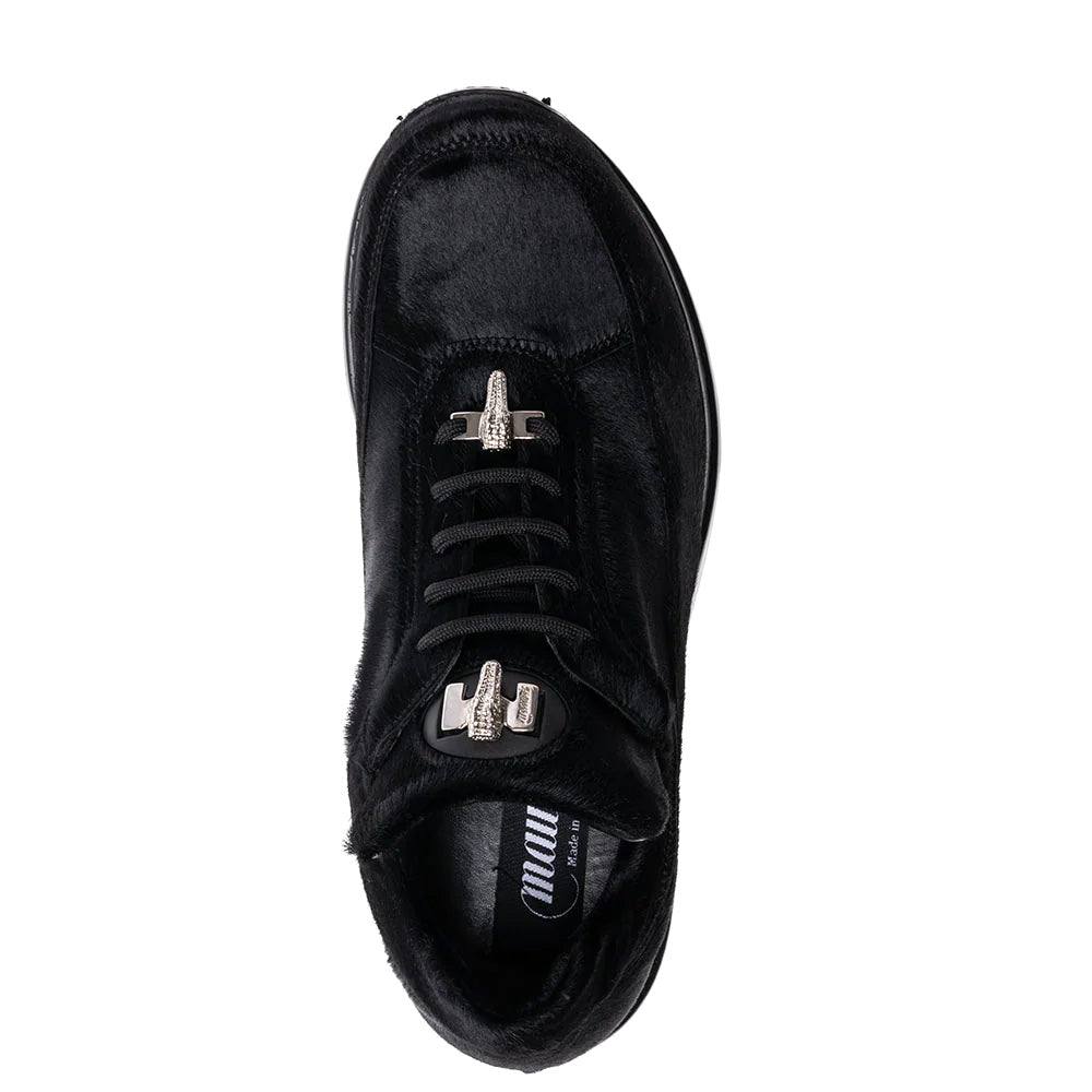 Mauri 8900/2 Black Pony Hair Sneakers