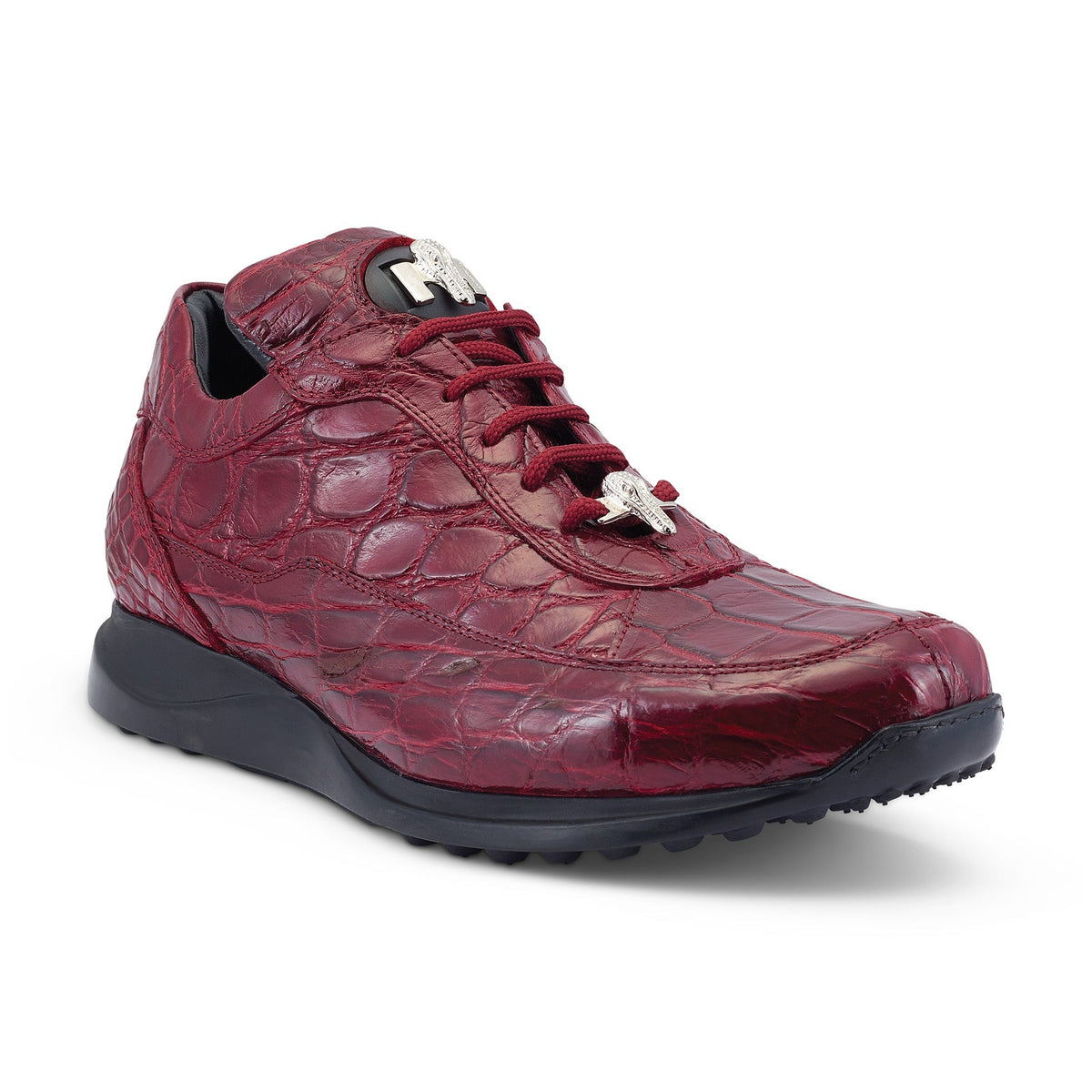 Mauri 8900/2 Alligator Sneakers Ruby Red