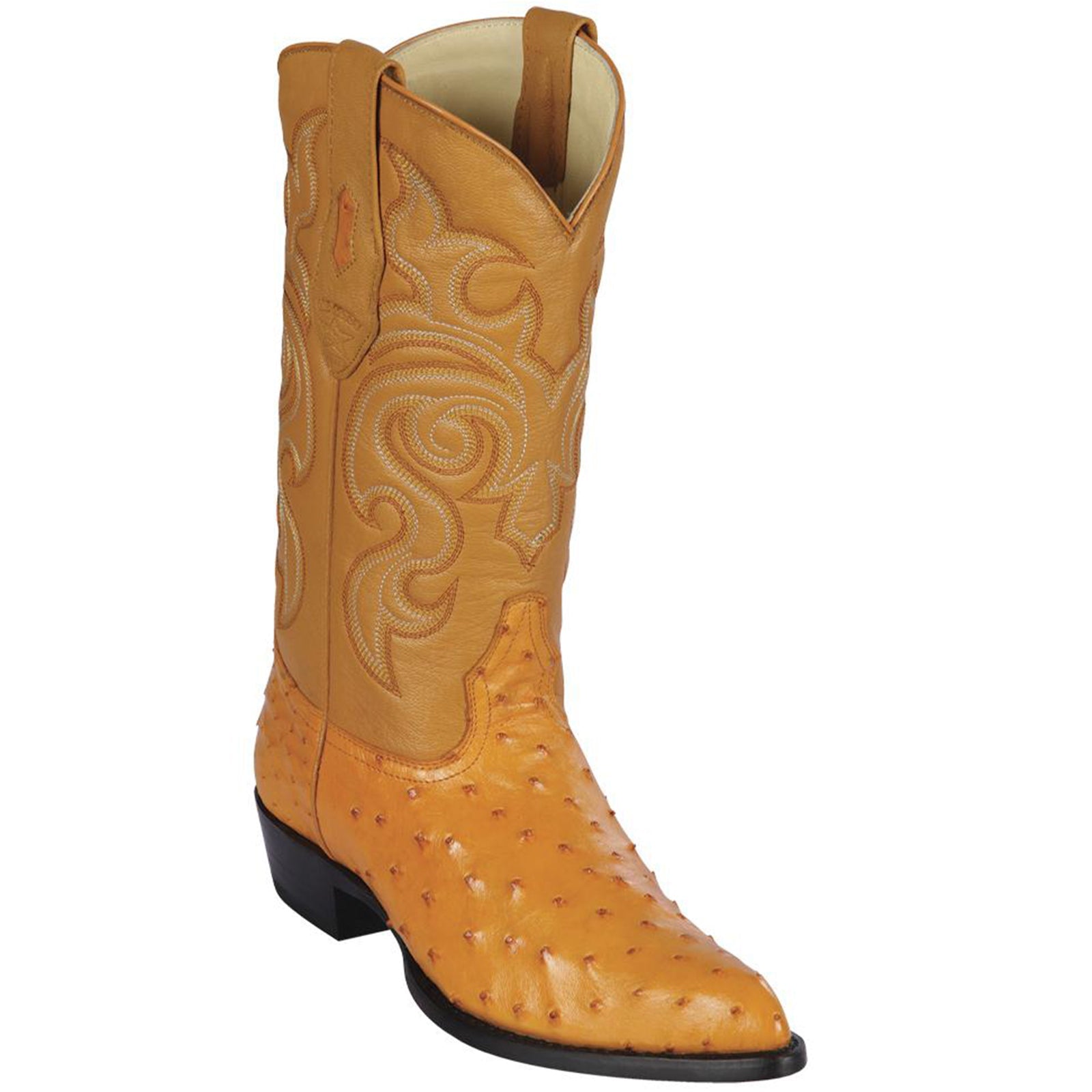 Los Altos Men's Buttercup Ostrich Quill Cowboy Boots - Dudes Boutique