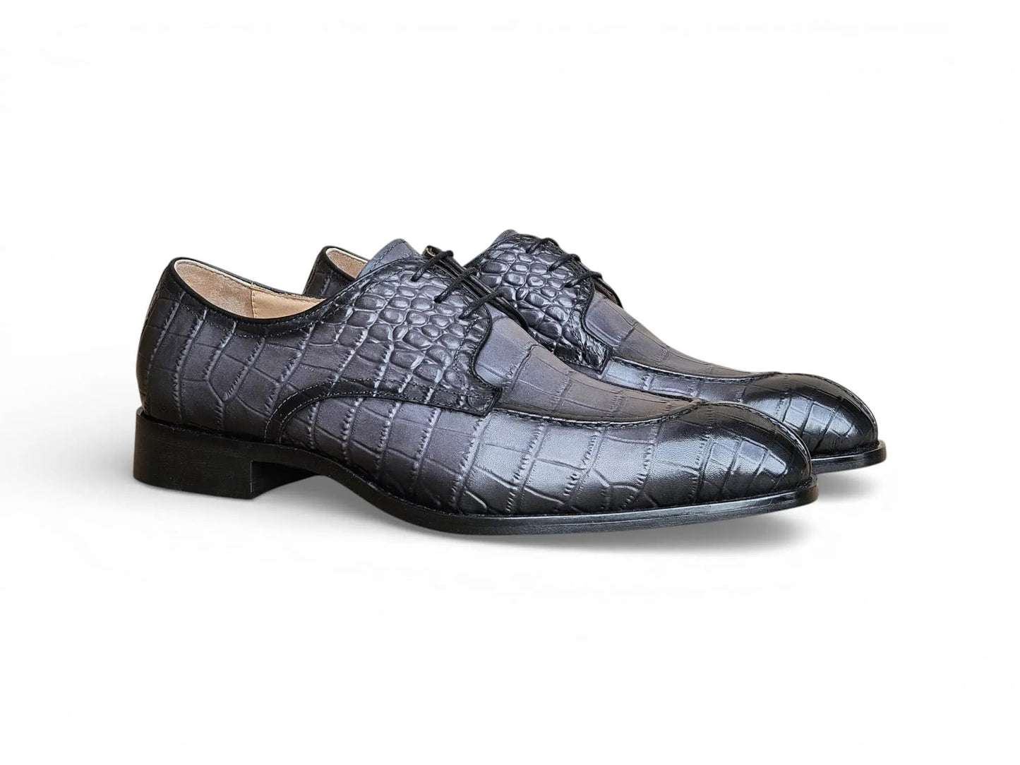 Allen II Embossed Split Toe Derby