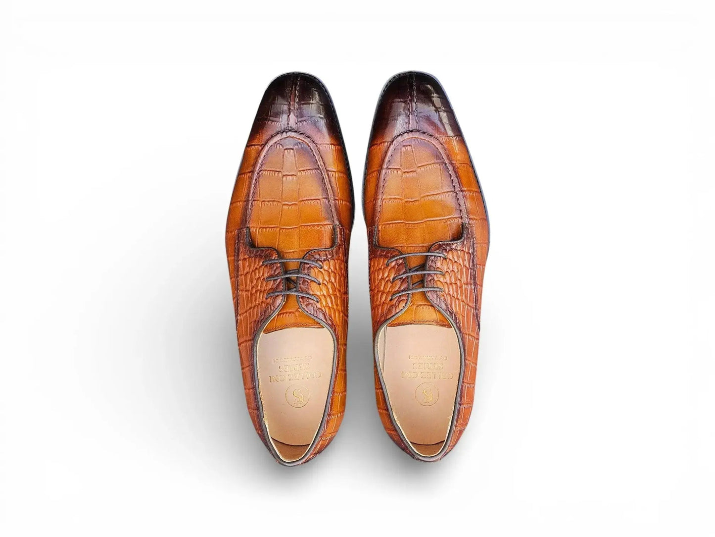Allen II Embossed Split Toe Derby
