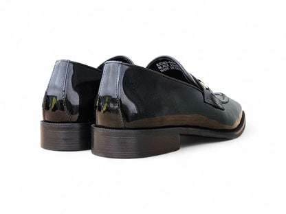 Amber Patent Leather Chain Loafer