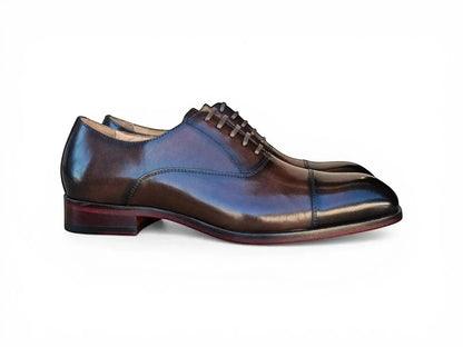 Avon Cap Toe Oxford in Leather Sole