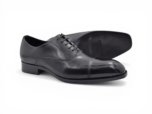Avon Cap Toe Oxford in Leather Sole