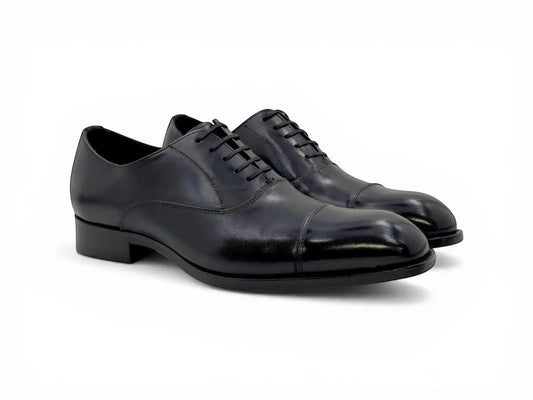 Avon Cap Toe Oxford in Leather Sole