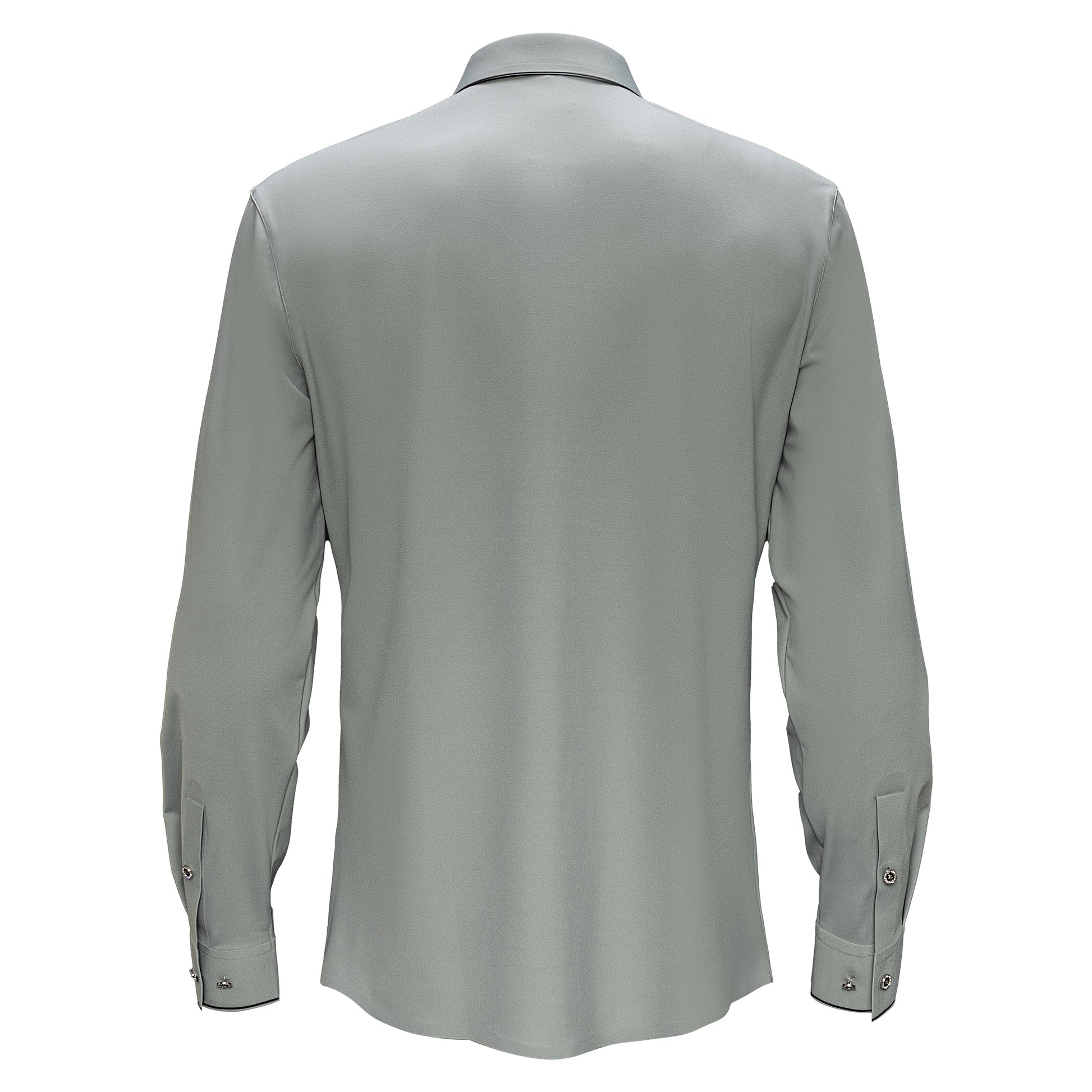 Imperial Essence Button-Up Shirt LIGHT GREY - Dudes Boutique