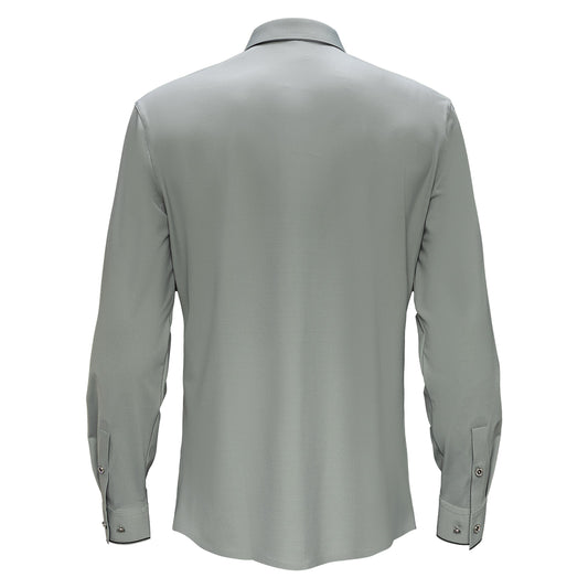 Imperial Essence Button-Up Shirt LIGHT GREY - Dudes Boutique