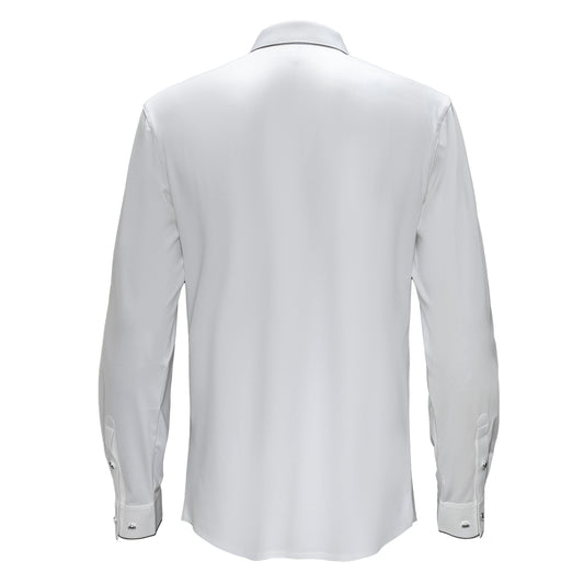 Imperial Essence Button-Up Shirt WHITE/SILVER - Dudes Boutique