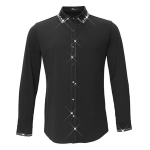 No Limits Button-Up Shirt - BLACK - Dudes Boutique