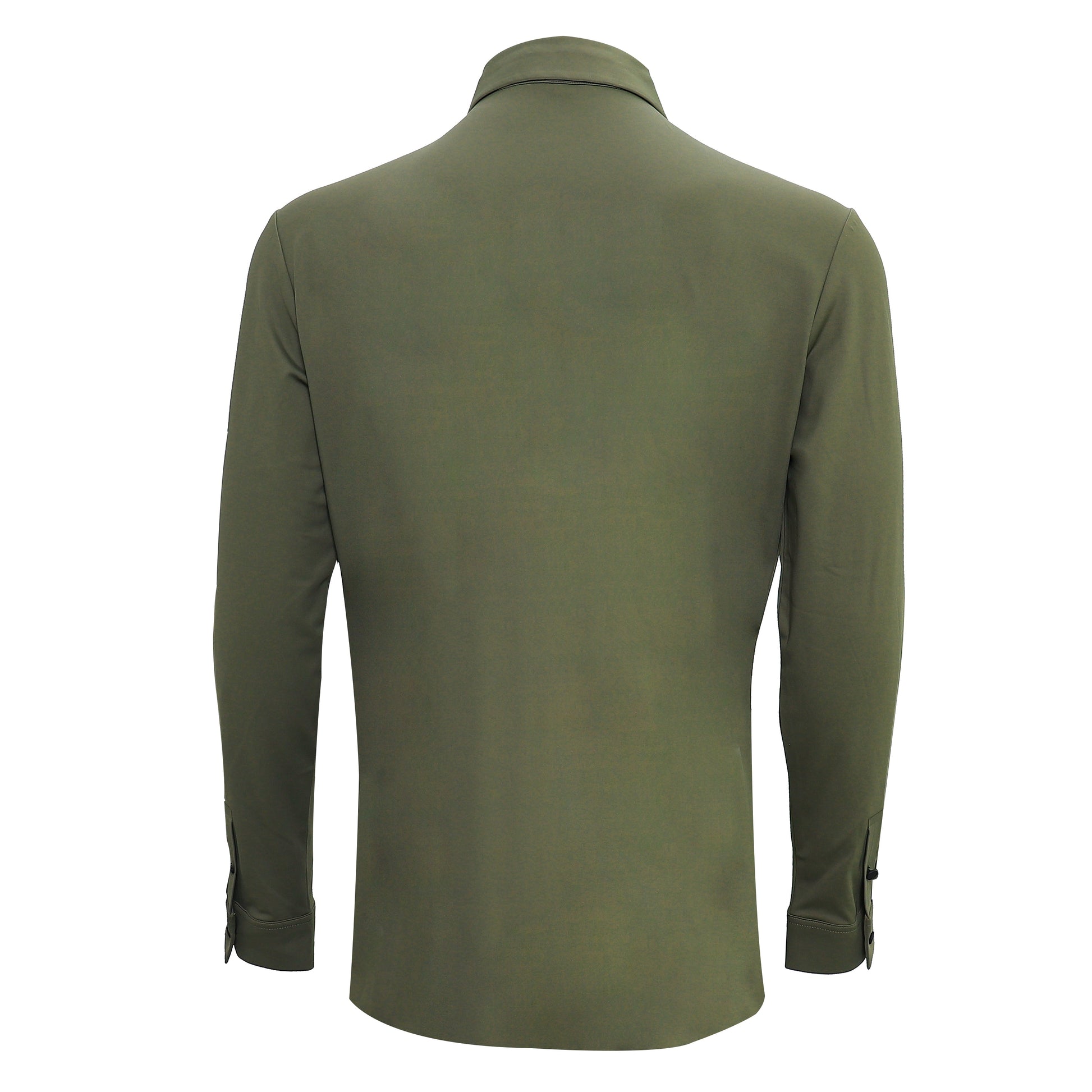 City Stroll Button-Up Shirt ARMY - Dudes Boutique