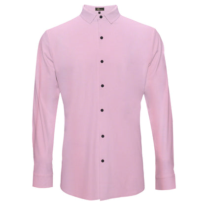 City Stroll Button-Up Shirt PINK - Dudes Boutique
