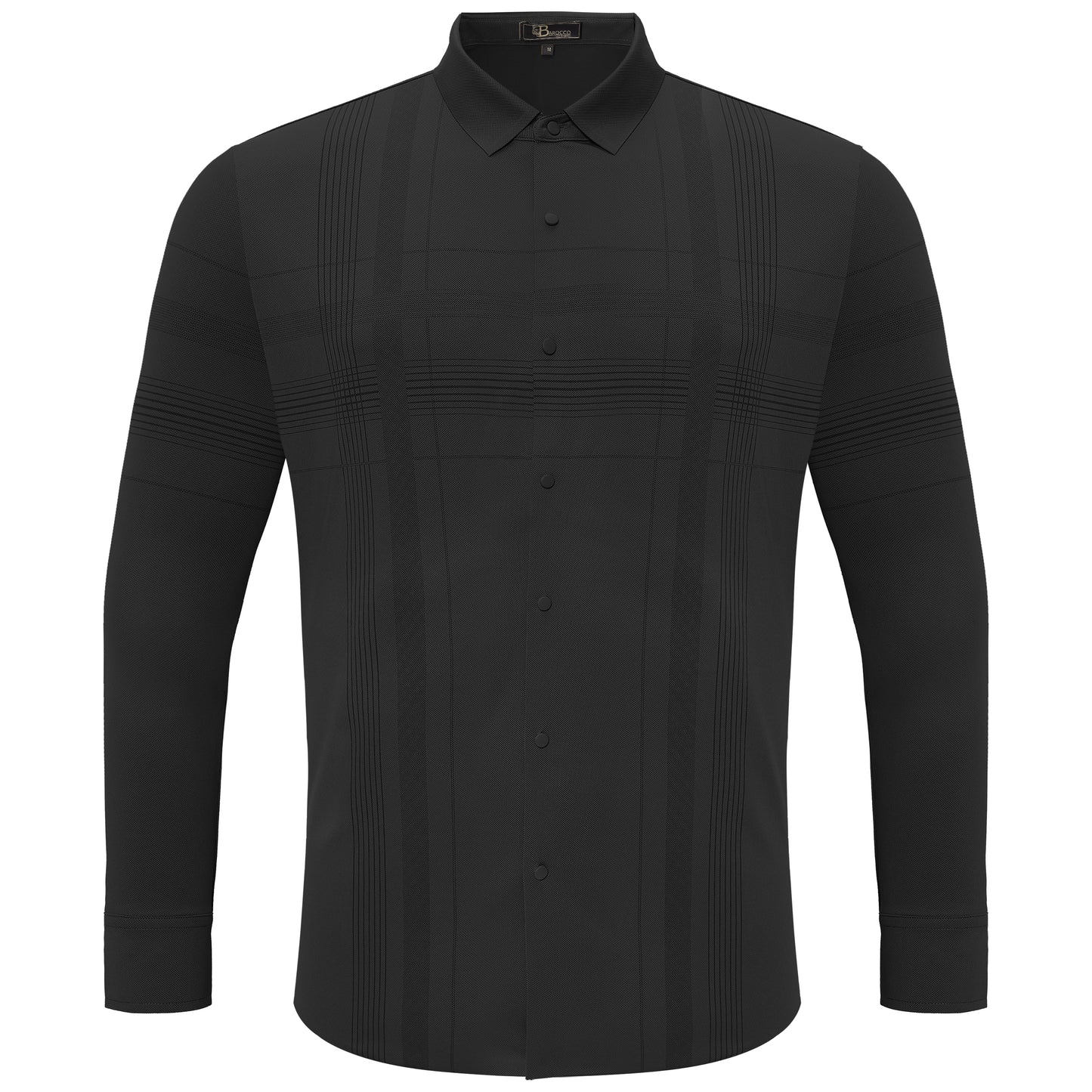 Noble Knight Plaid Button-Up BLACK - Dudes Boutique