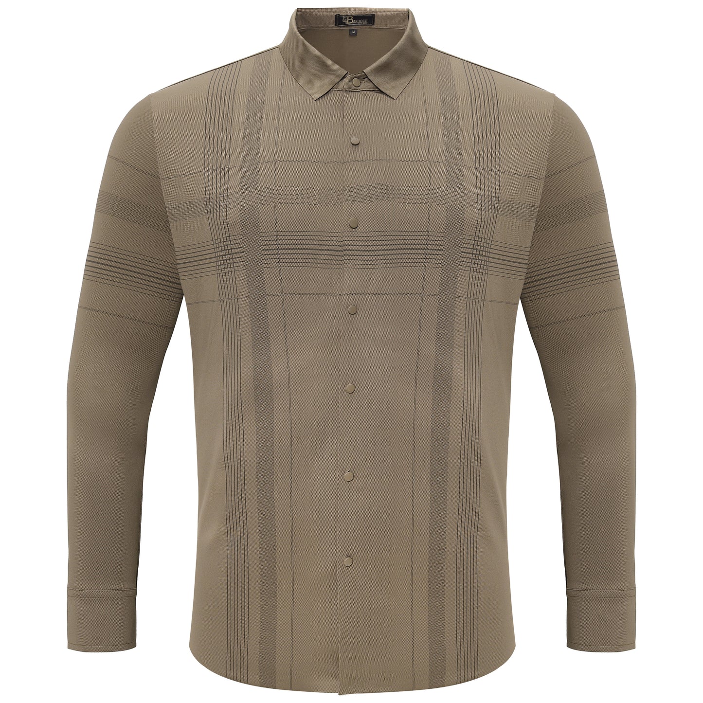 Noble Knight Plaid Button-Up KHAKI - Dudes Boutique