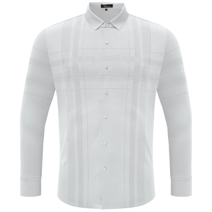 Noble Knight Plaid Button-Up WHITE - Dudes Boutique