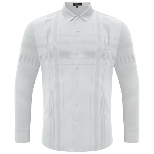 Noble Knight Plaid Button-Up WHITE - Dudes Boutique