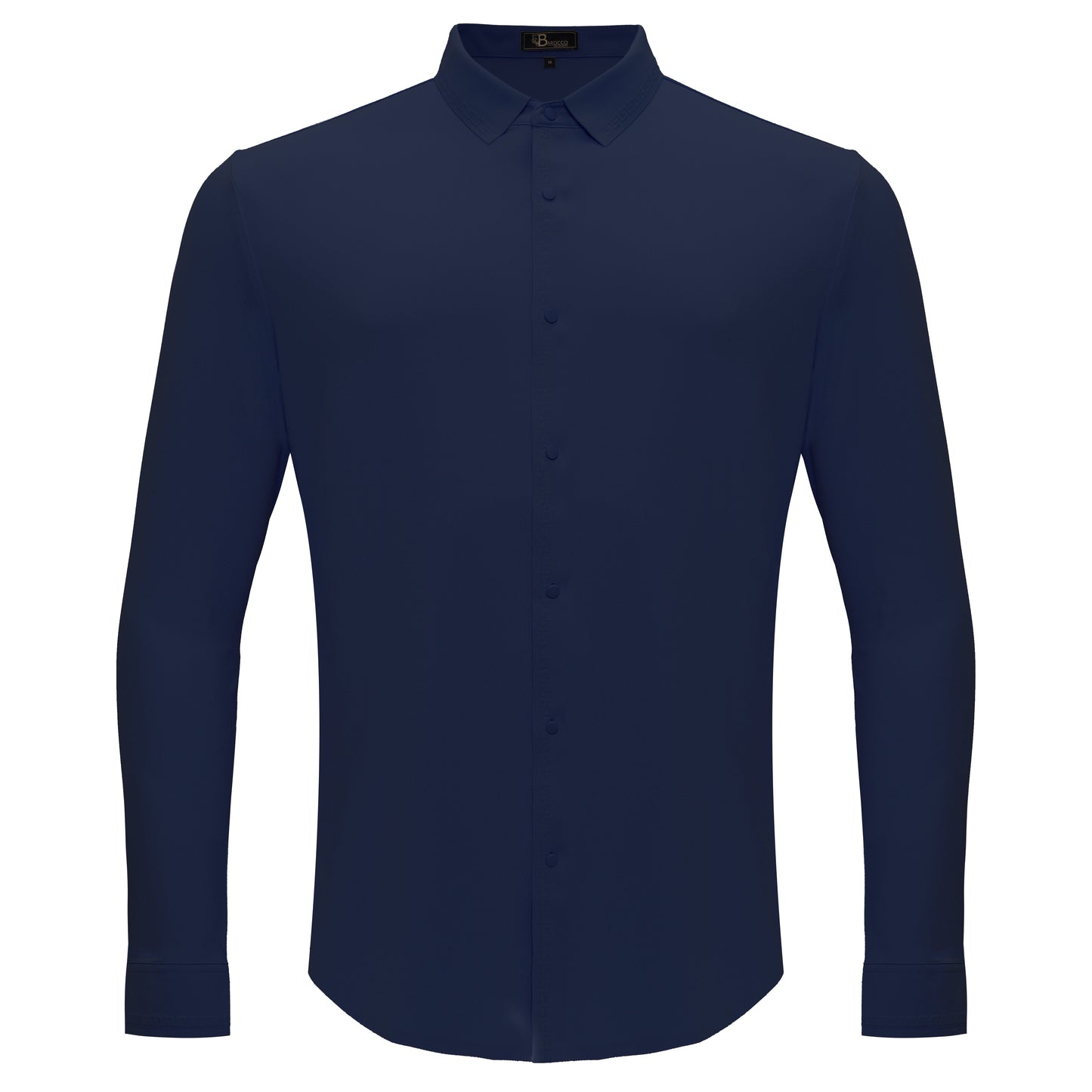 Olympic Victory Button-Up Shirt DARK BLUE - Dudes Boutique
