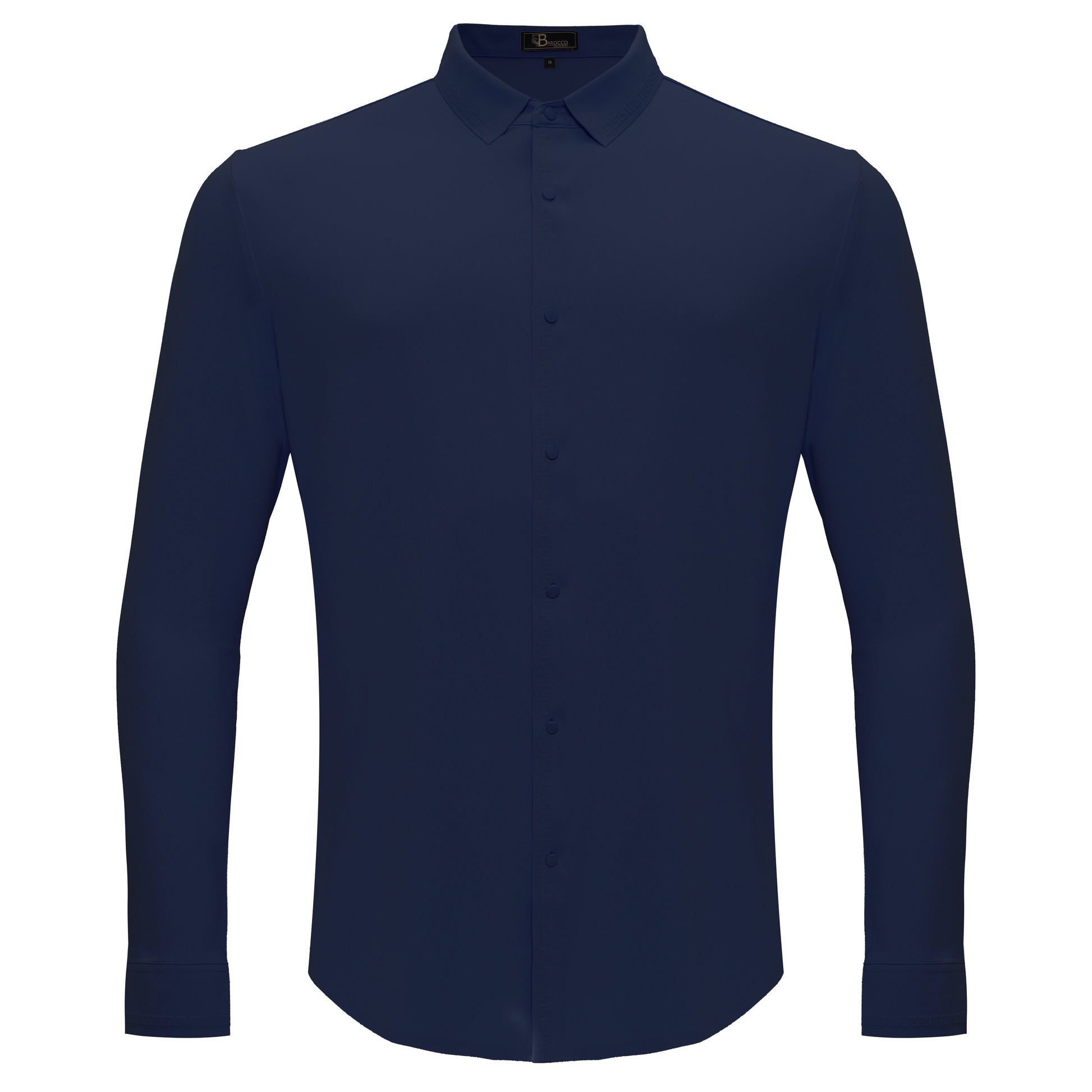 Olympic Victory Button-Up Shirt DARK BLUE - Dudes Boutique