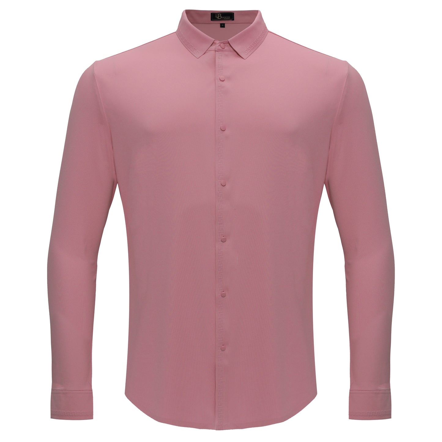 Olympic Victory Button-Up Shirt DUSTY PINK - Dudes Boutique